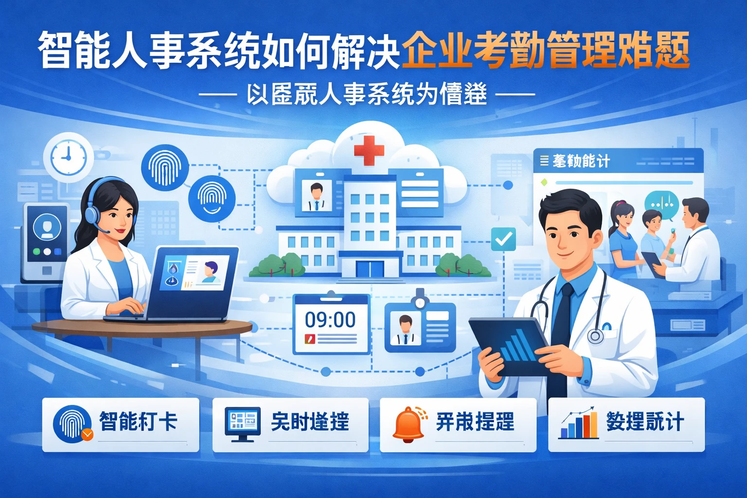 智能人事系统如何解决企业考勤管理难题——以医院人事系统为借鉴