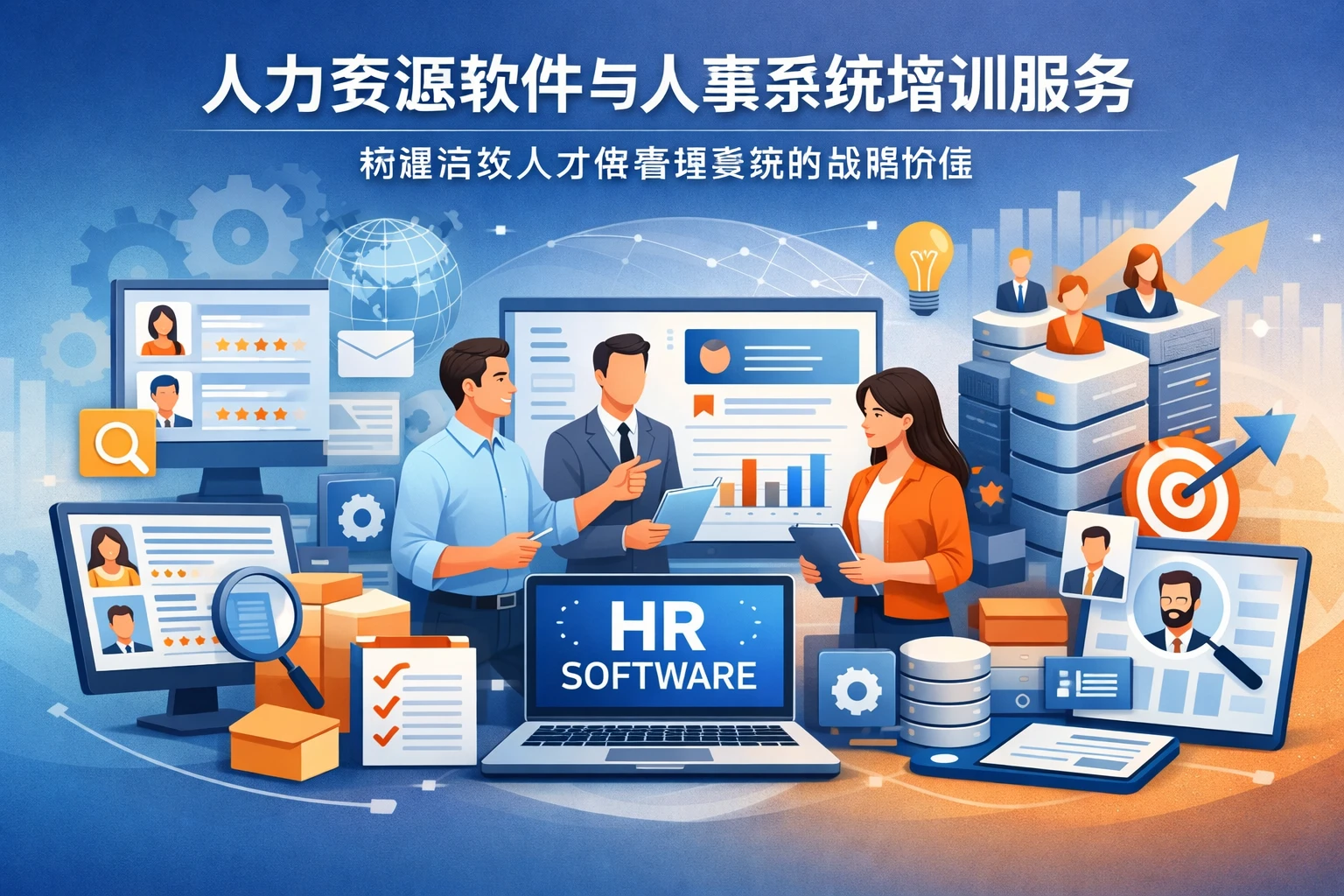 人力资源软件与人事系统培训服务：构建高效人才库管理系统的战略价值