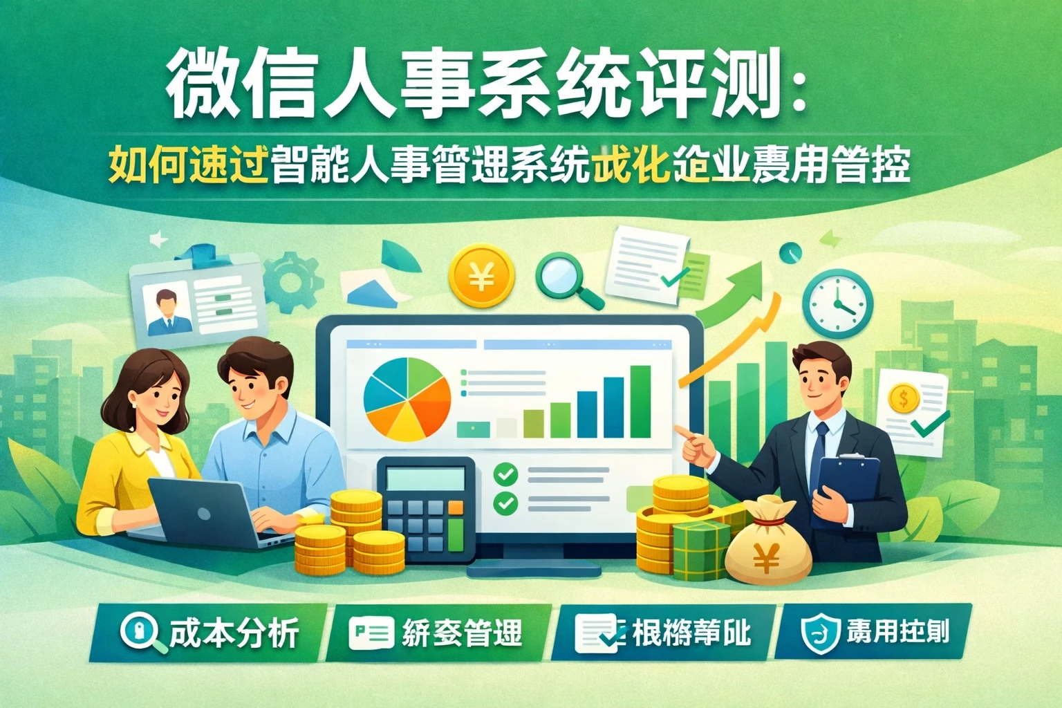 微信人事系统评测：如何通过智能人事管理系统优化企业费用管控