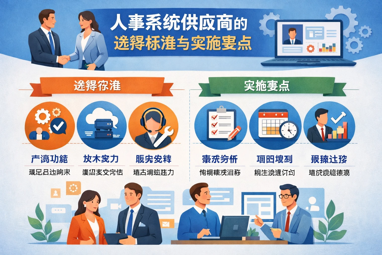 人事系统供应商的选择标准与实施要点