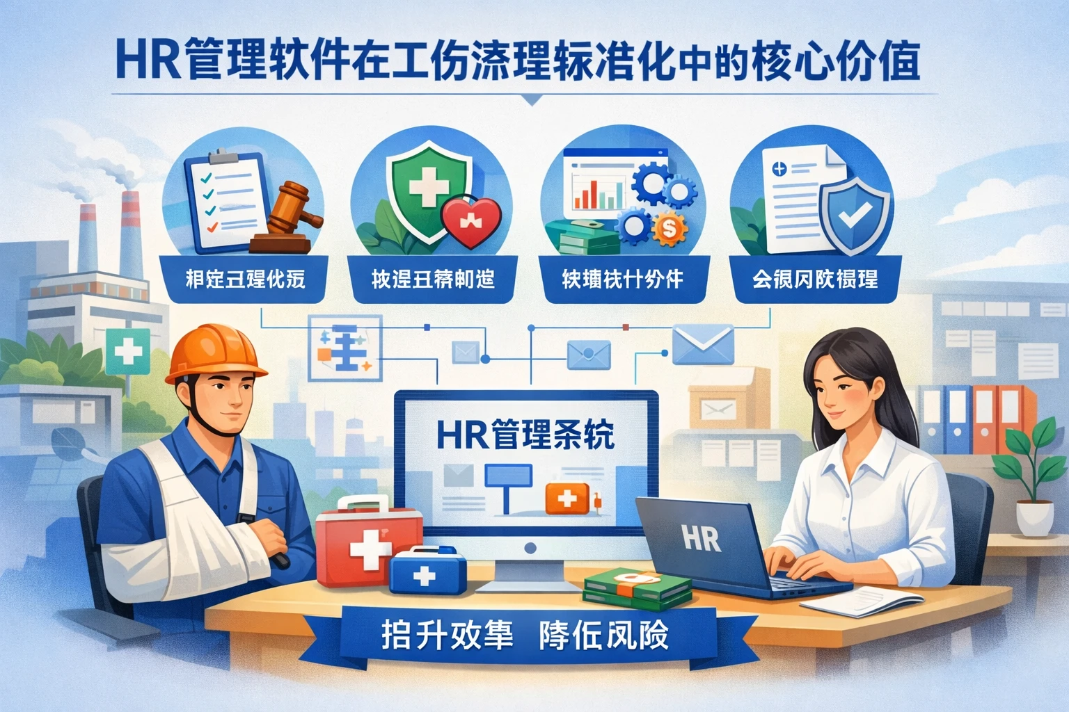 HR管理软件在工伤流程标准化中的核心价值