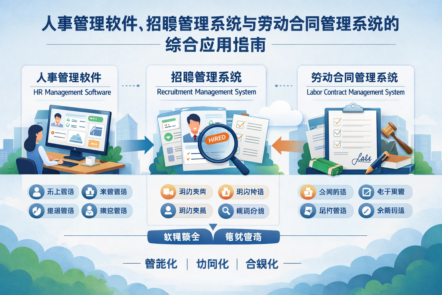 人事管理软件、招聘管理系统与劳动合同管理系统的综合应用指南