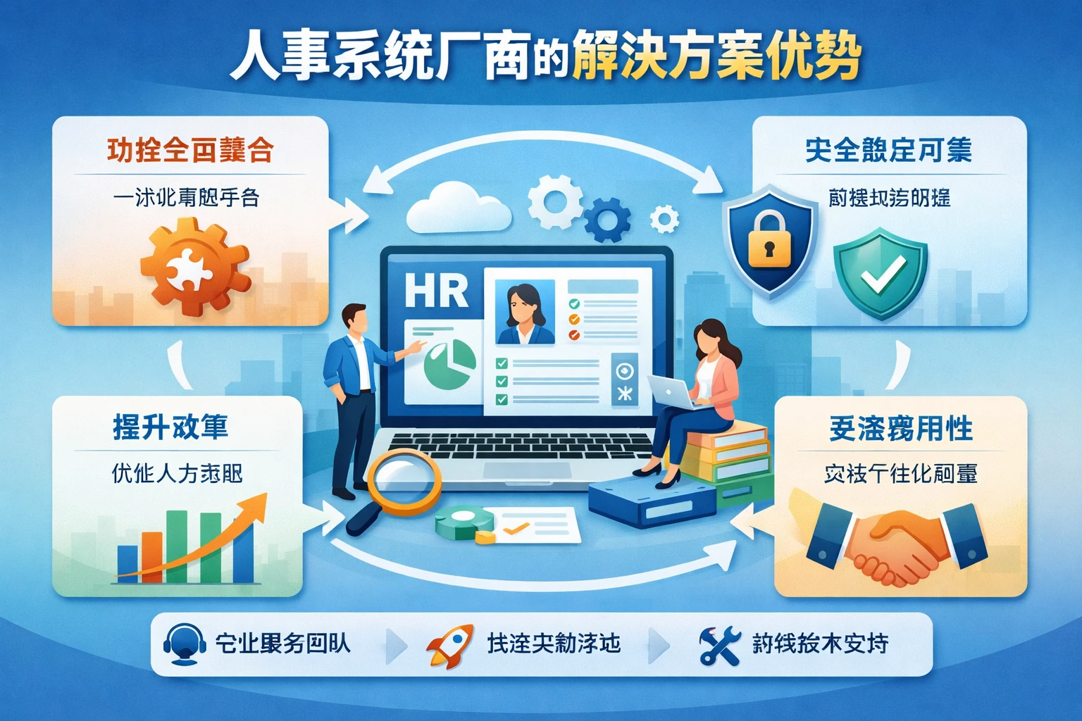 人事系统厂商的解决方案优势