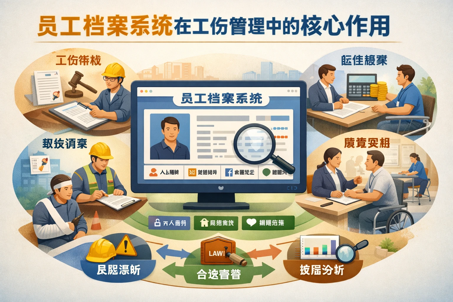 员工档案系统在工伤管理中的核心作用