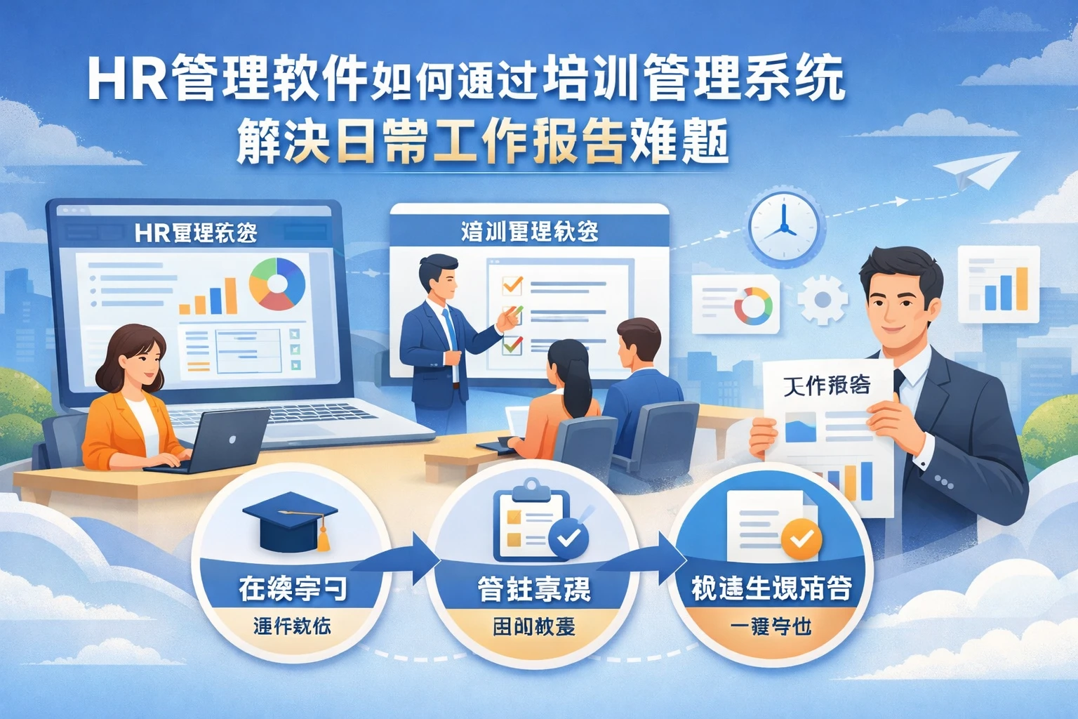 HR管理软件如何通过培训管理系统解决日常工作报告难题