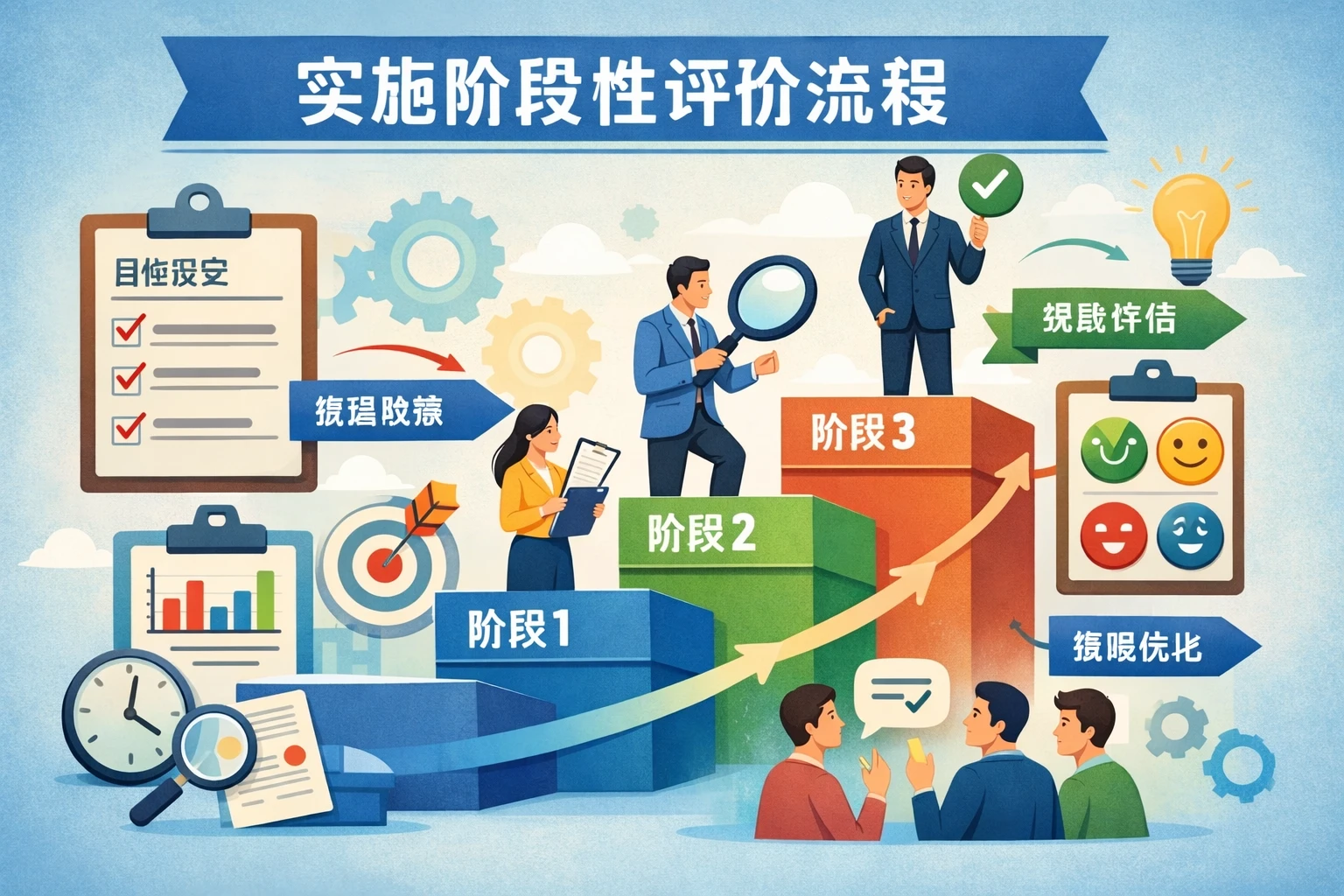 实施阶段性的评价流程