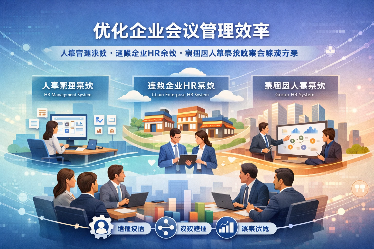优化企业会议管理效率：人事管理系统、连锁企业HR系统与集团型人事系统的整合解决方案