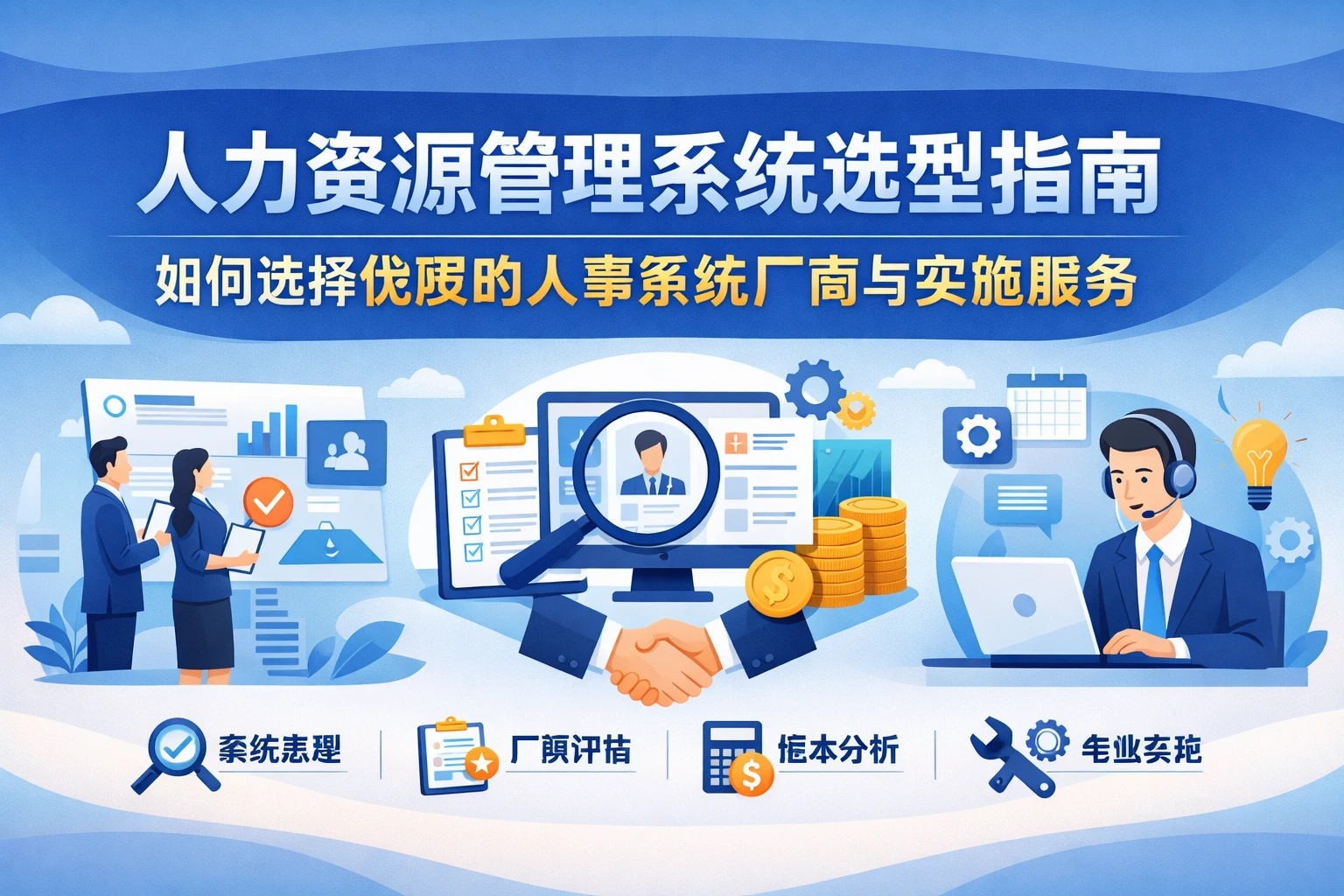 人力资源管理系统选型指南：如何选择优质的人事系统厂商与实施服务