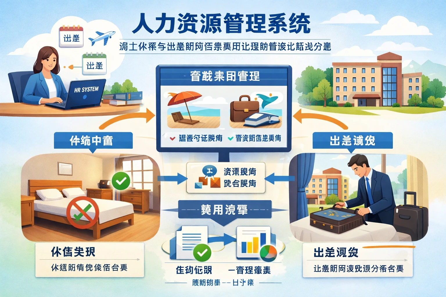 人力资源管理系统在员工休假与出差期间宿舍费用处理的智能化解决方案