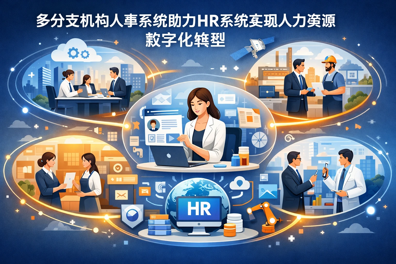 多分支机构人事系统助力HR系统实现人力资源数字化转型