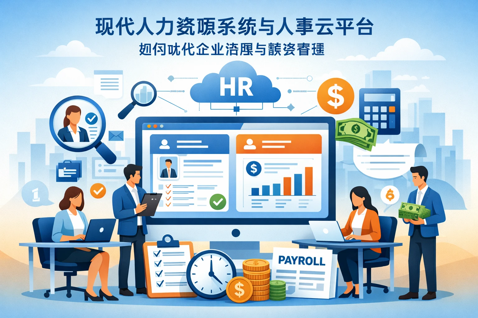 现代人力资源系统与人事云平台如何优化企业招聘与薪资管理