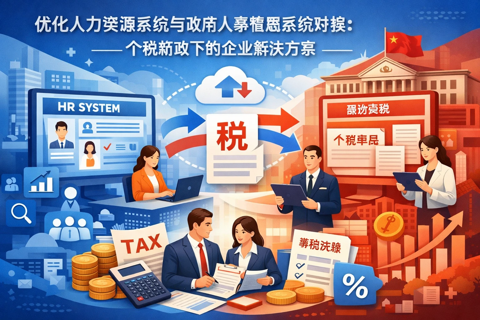 优化人力资源系统与政府人事管理系统对接：个税新政下的企业解决方案