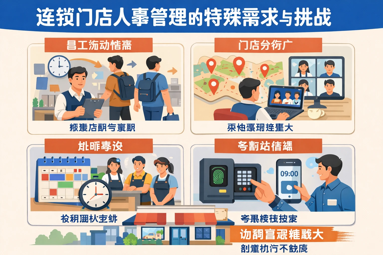 连锁门店人事管理的特殊需求与挑战