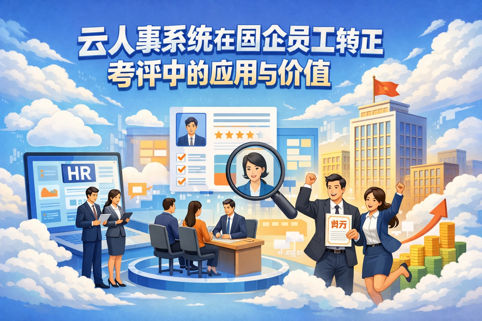 云人事系统在国企员工转正考评中的应用与价值