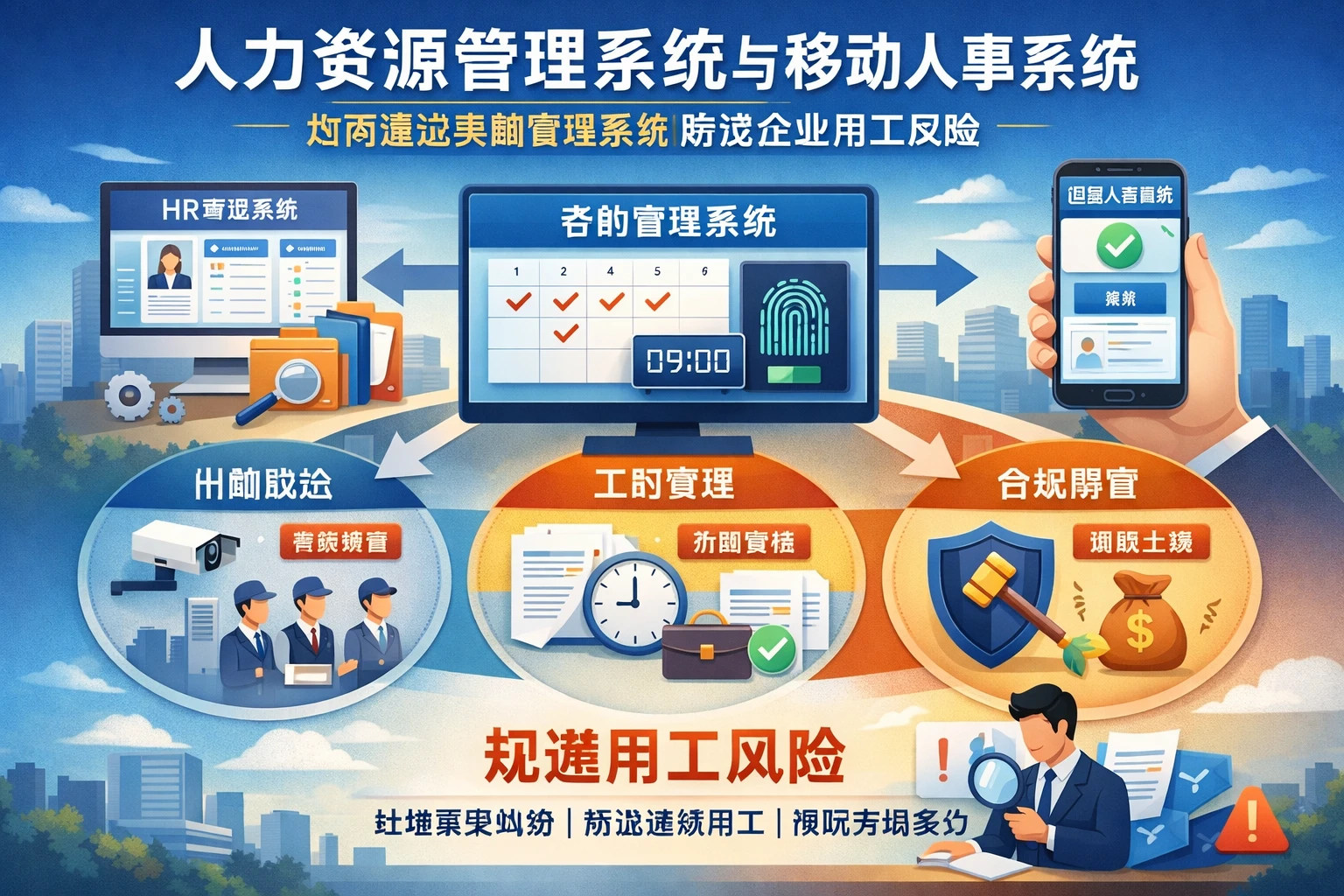 人力资源管理系统与移动人事系统如何通过考勤管理系统防范企业用工风险