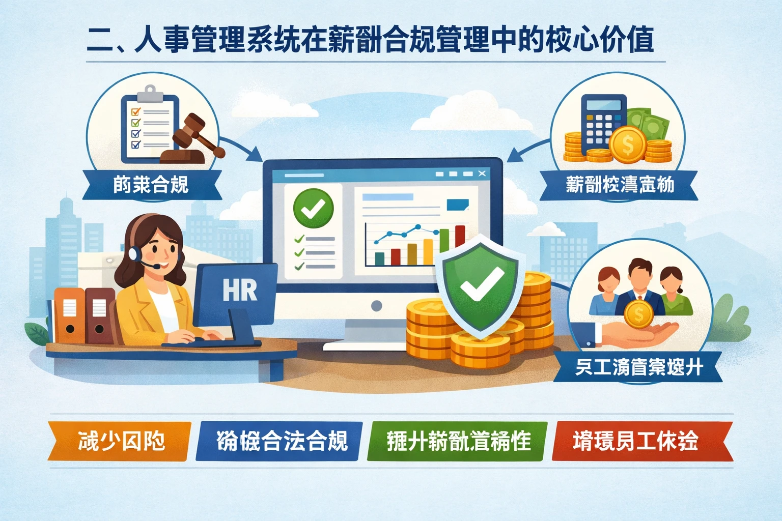 二、人事管理系统在薪酬合规管理中的核心价值