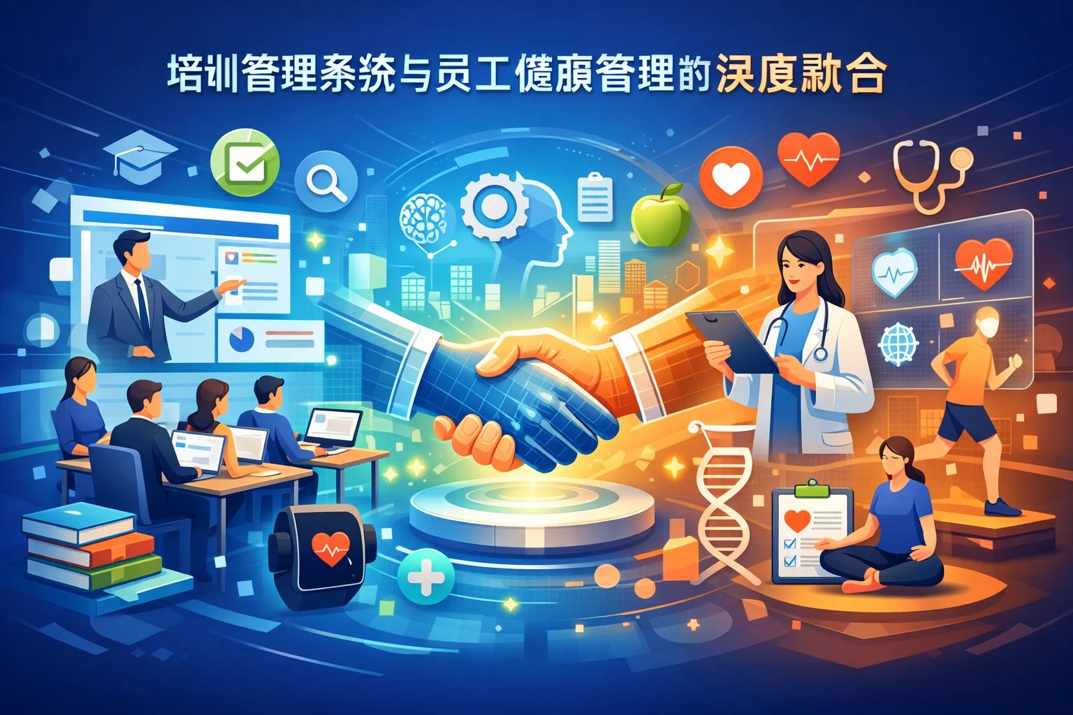 培训管理系统与员工健康管理的深度融合