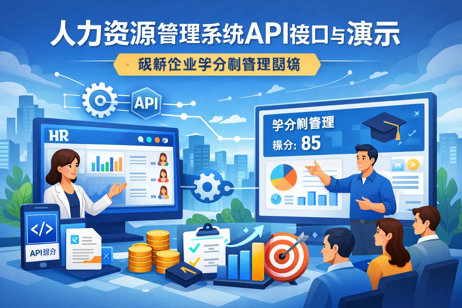 人力资源管理系统API接口与演示：破解企业学分制管理困境
