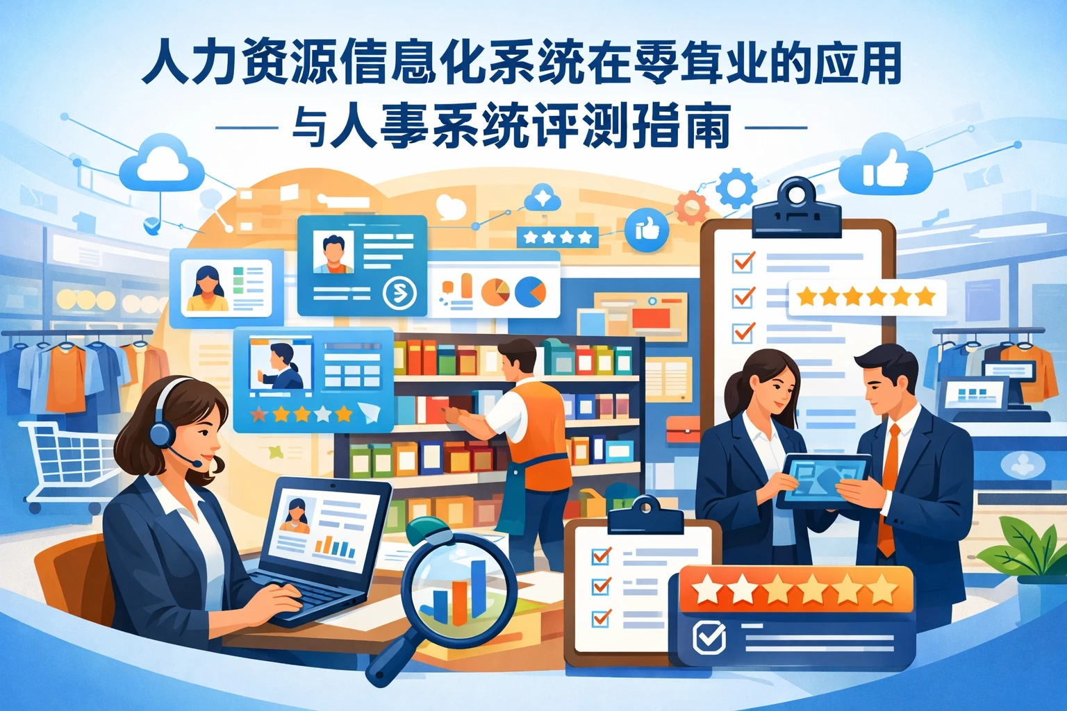 人力资源信息化系统在零售业的应用与人事系统评测指南