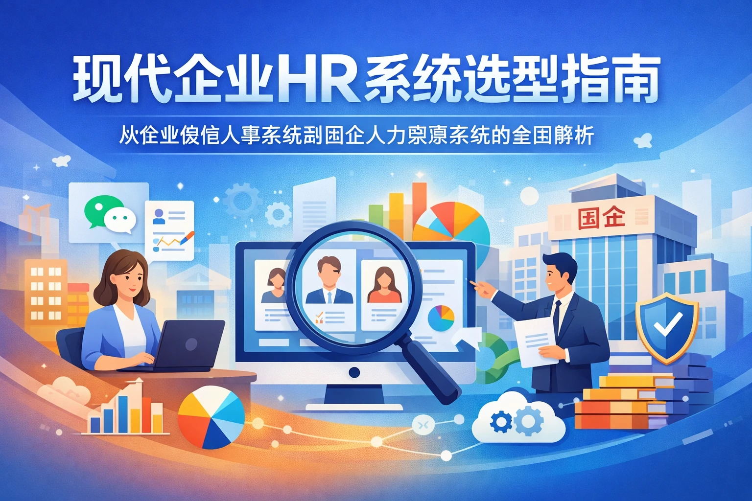 现代企业HR系统选型指南：从企业微信人事系统到国企人力资源系统的全面解析