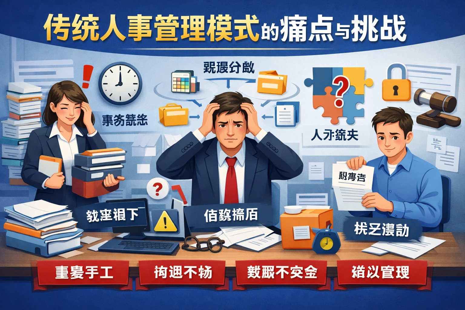 传统人事管理模式的痛点与挑战