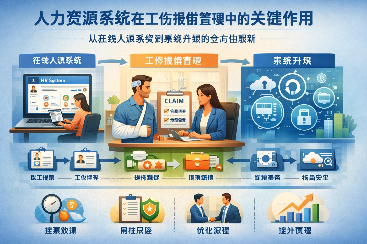 人力资源系统在工伤报销管理中的关键作用：从在线人事系统到系统升级的全方位解析
