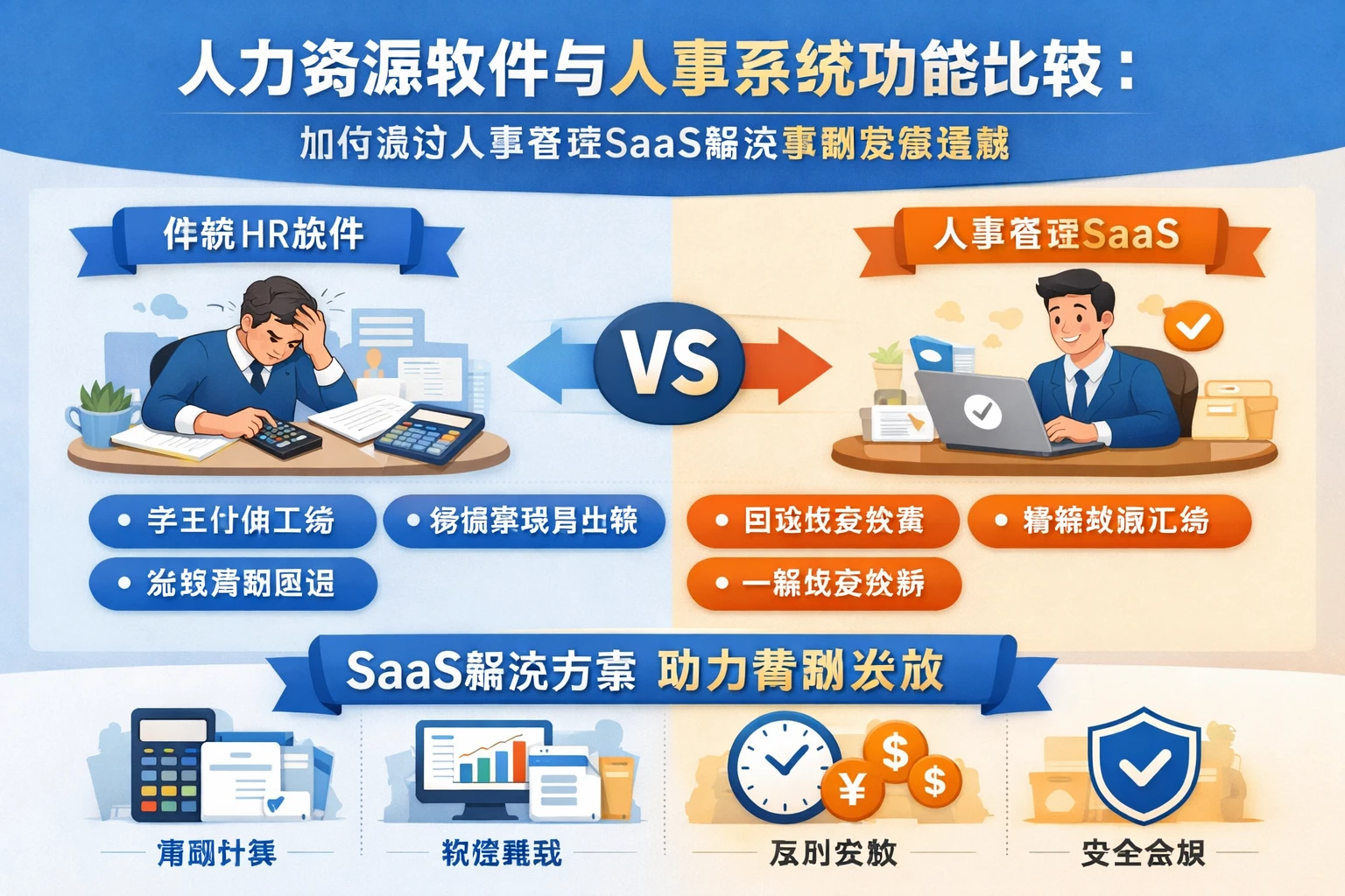 人力资源软件与人事系统功能比较：如何通过人事管理SaaS解决薪酬发放难题