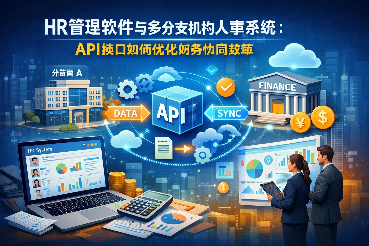 HR管理软件与多分支机构人事系统：API接口如何优化财务协同效率