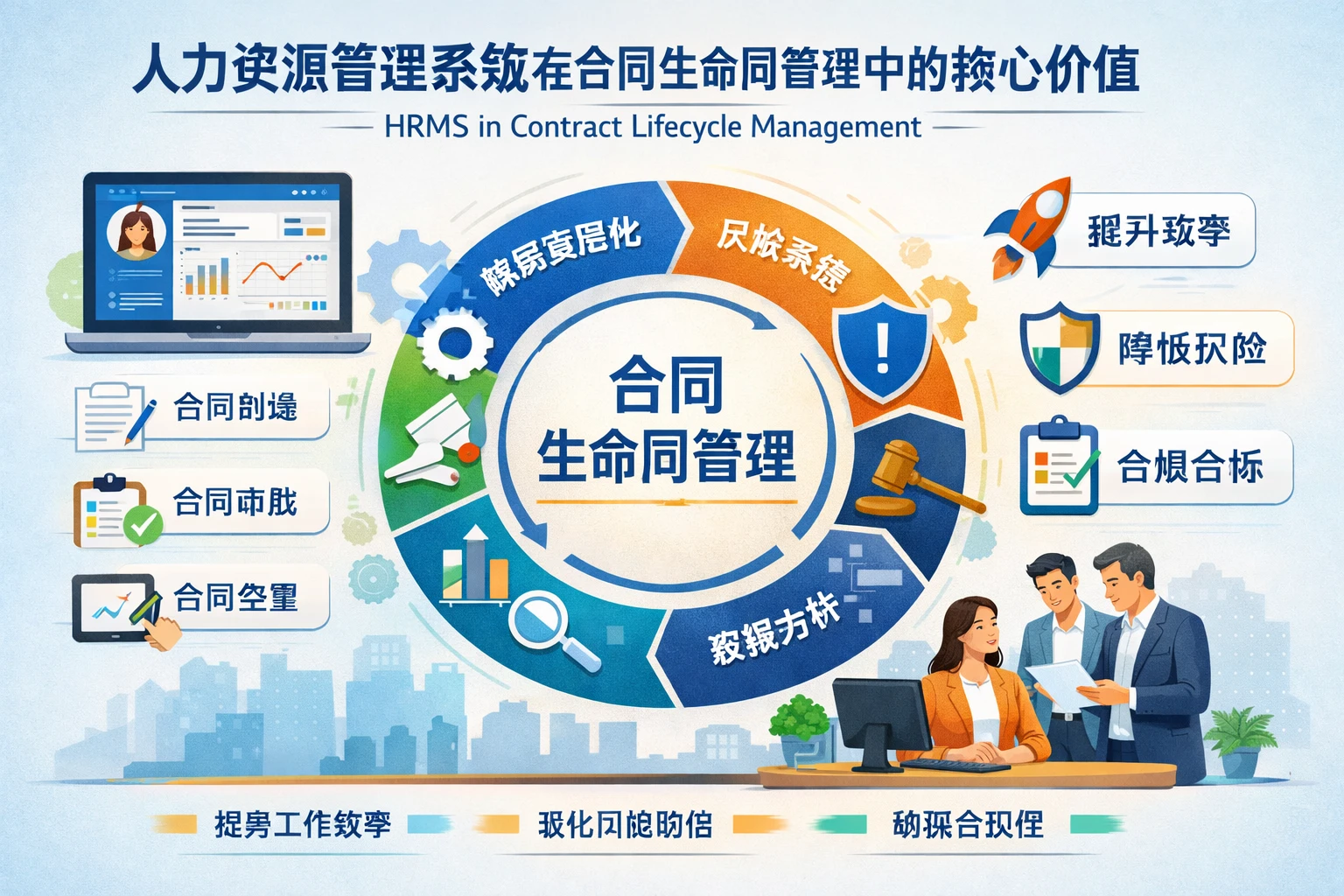 人力资源管理系统在合同生命周期管理中的核心价值