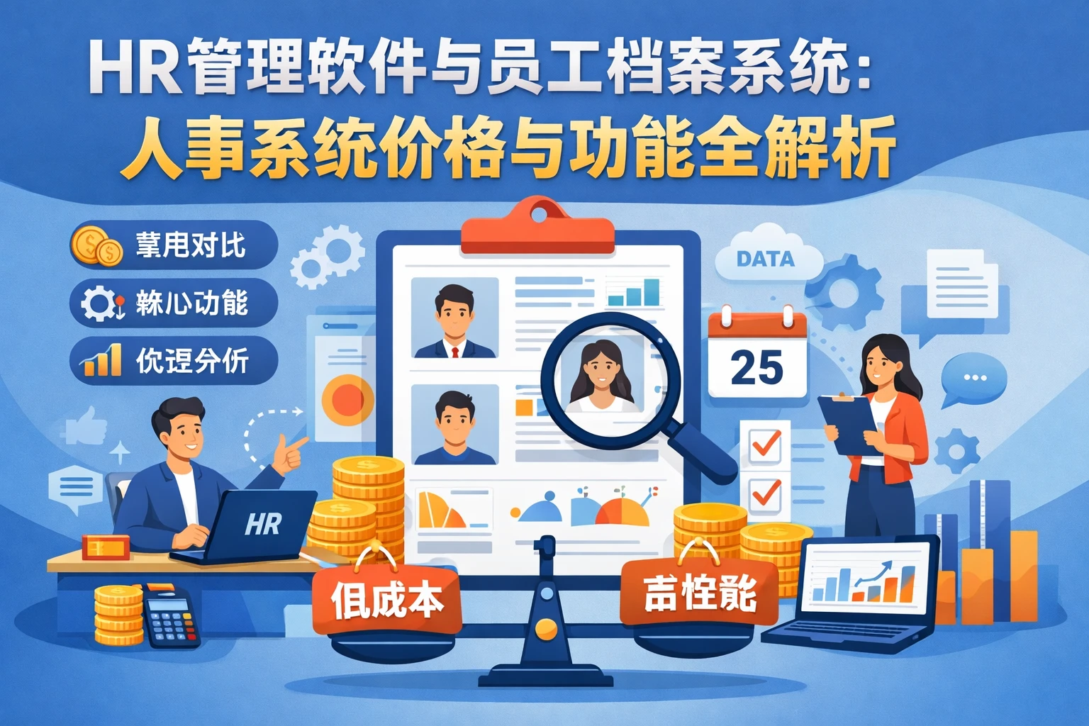 HR管理软件与员工档案系统：人事系统价格与功能全解析