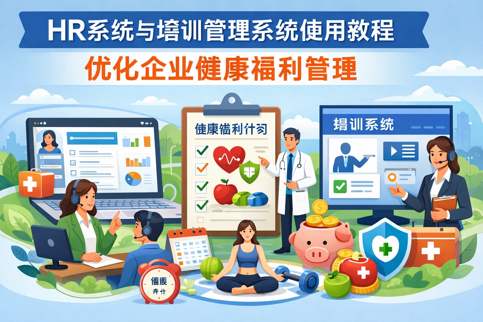 HR系统与培训管理系统使用教程：优化企业健康福利管理