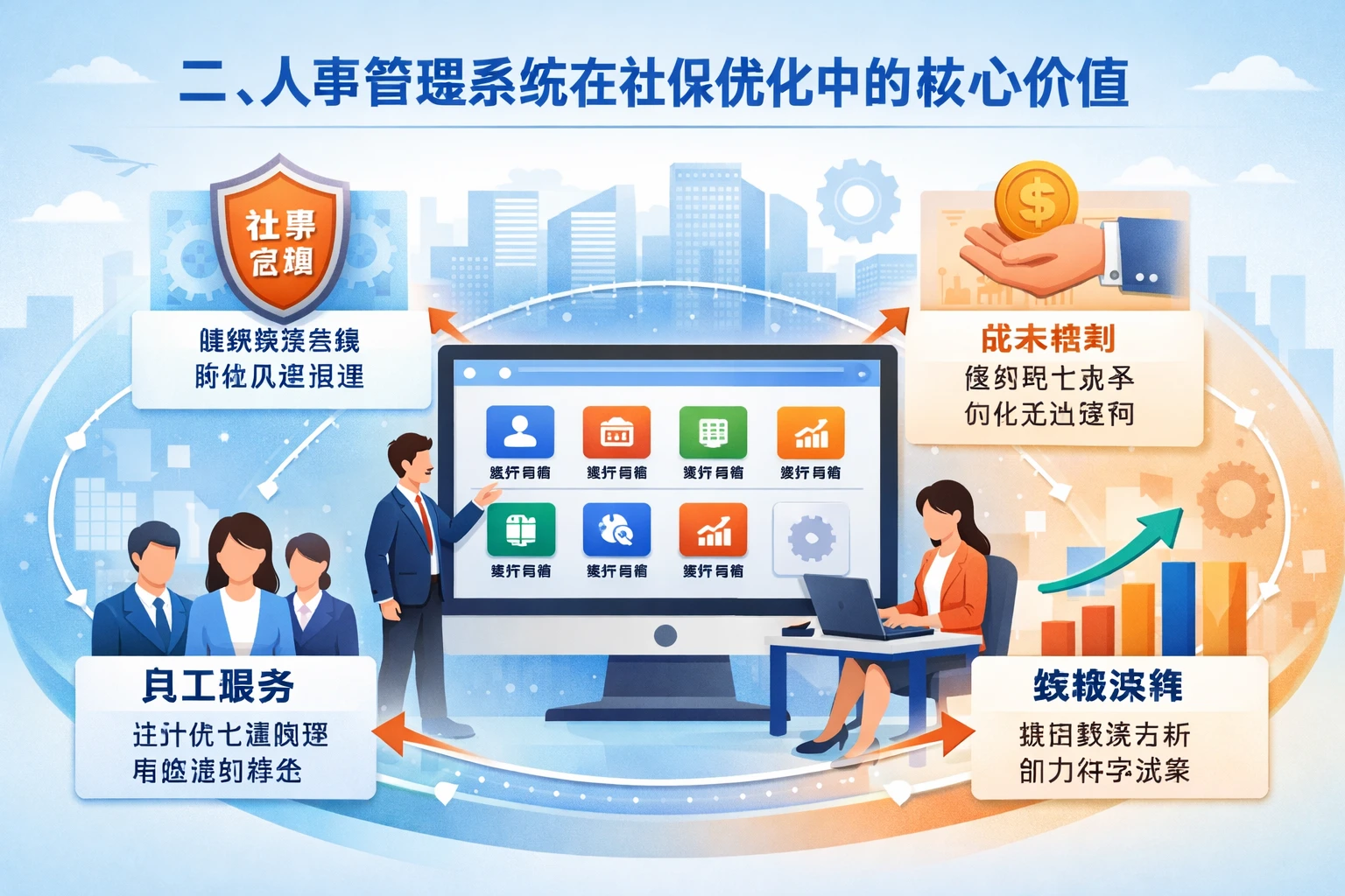 二、人事管理系统在社保优化中的核心价值