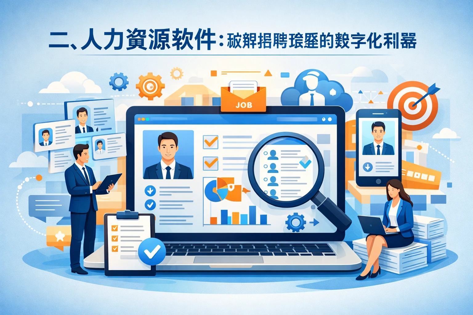 二、人力资源软件：破解招聘难题的数字化利器