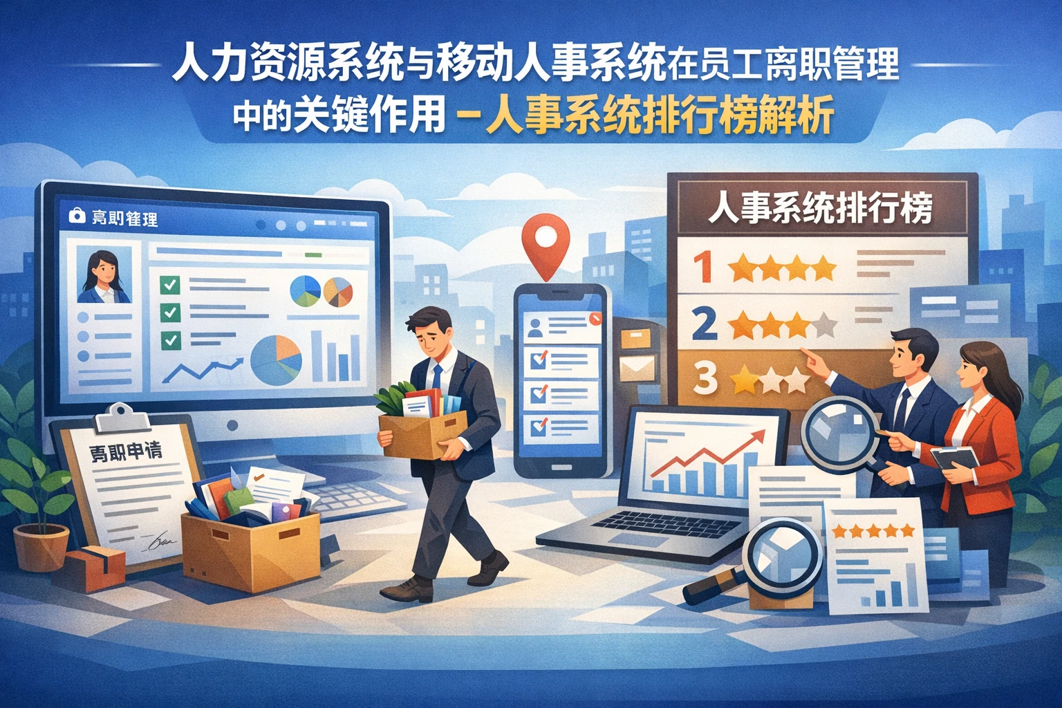 人力资源系统与移动人事系统在员工离职管理中的关键作用 - 人事系统排行榜解析