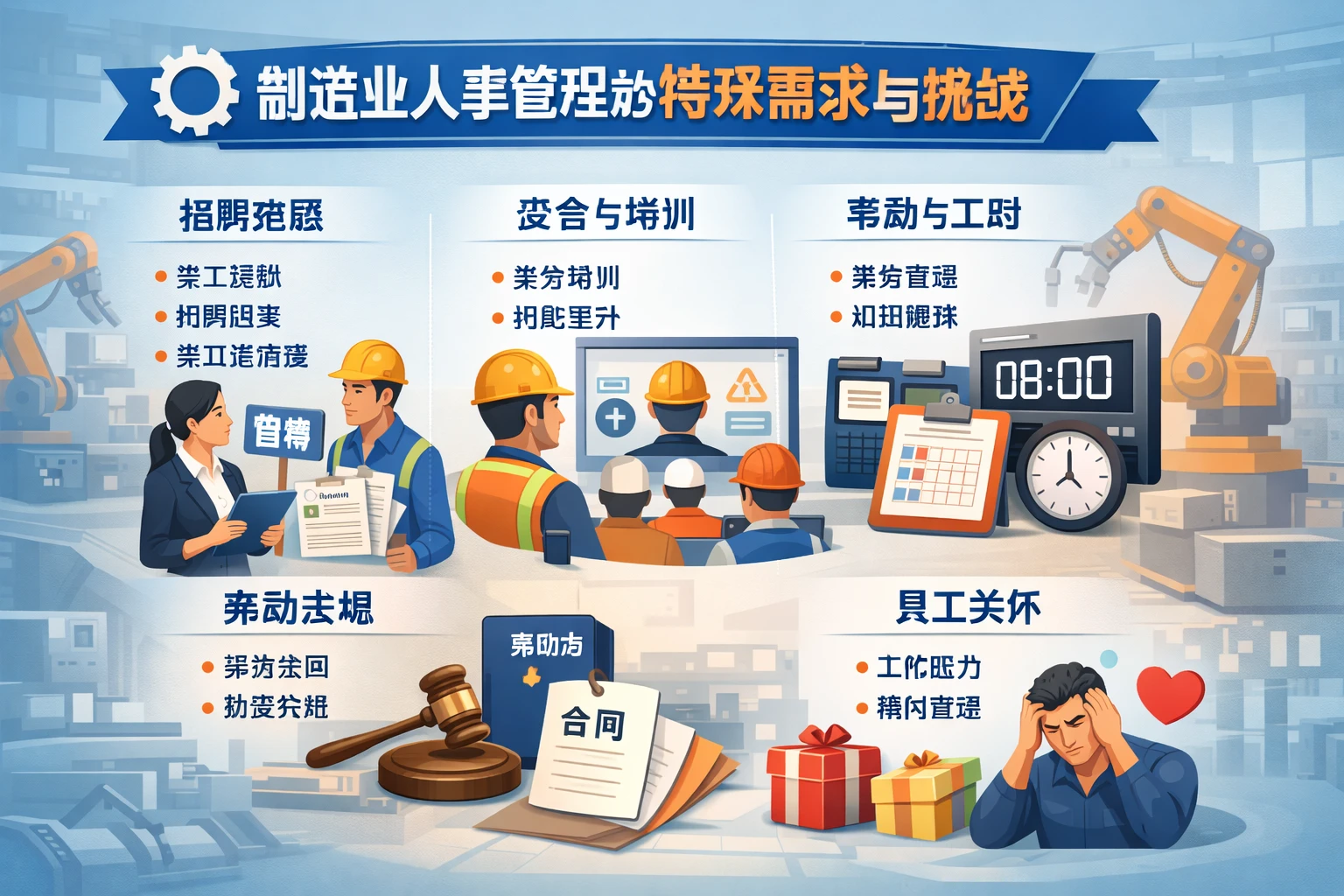 制造业人事管理的特殊需求与挑战