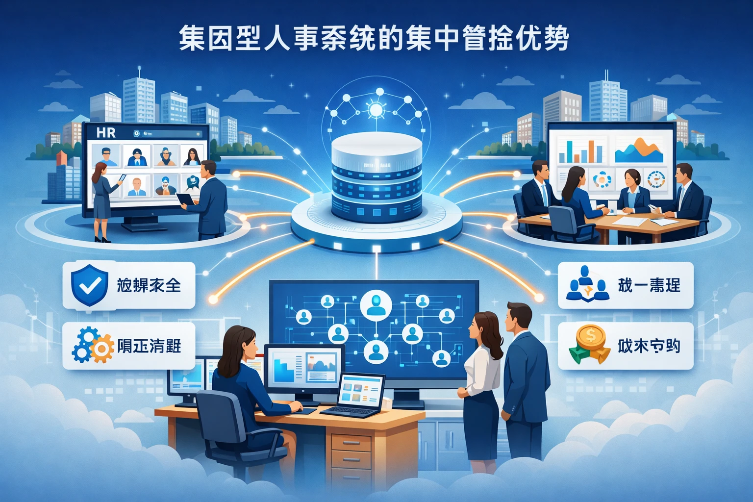 集团型人事系统的集中管控优势