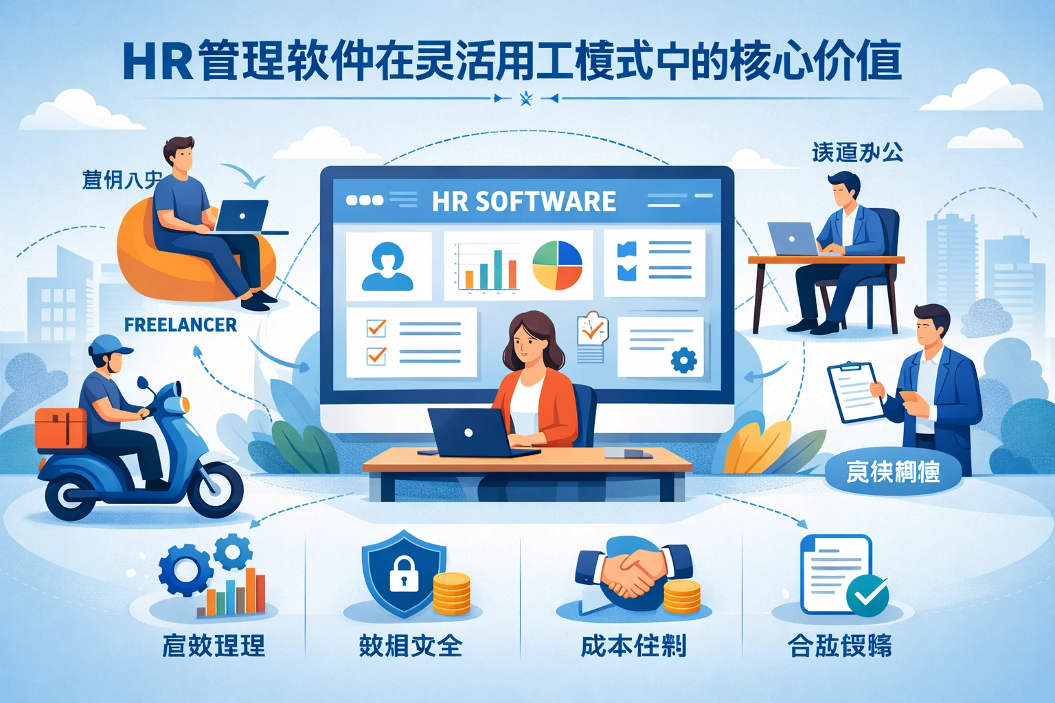HR管理软件在灵活用工模式中的核心价值