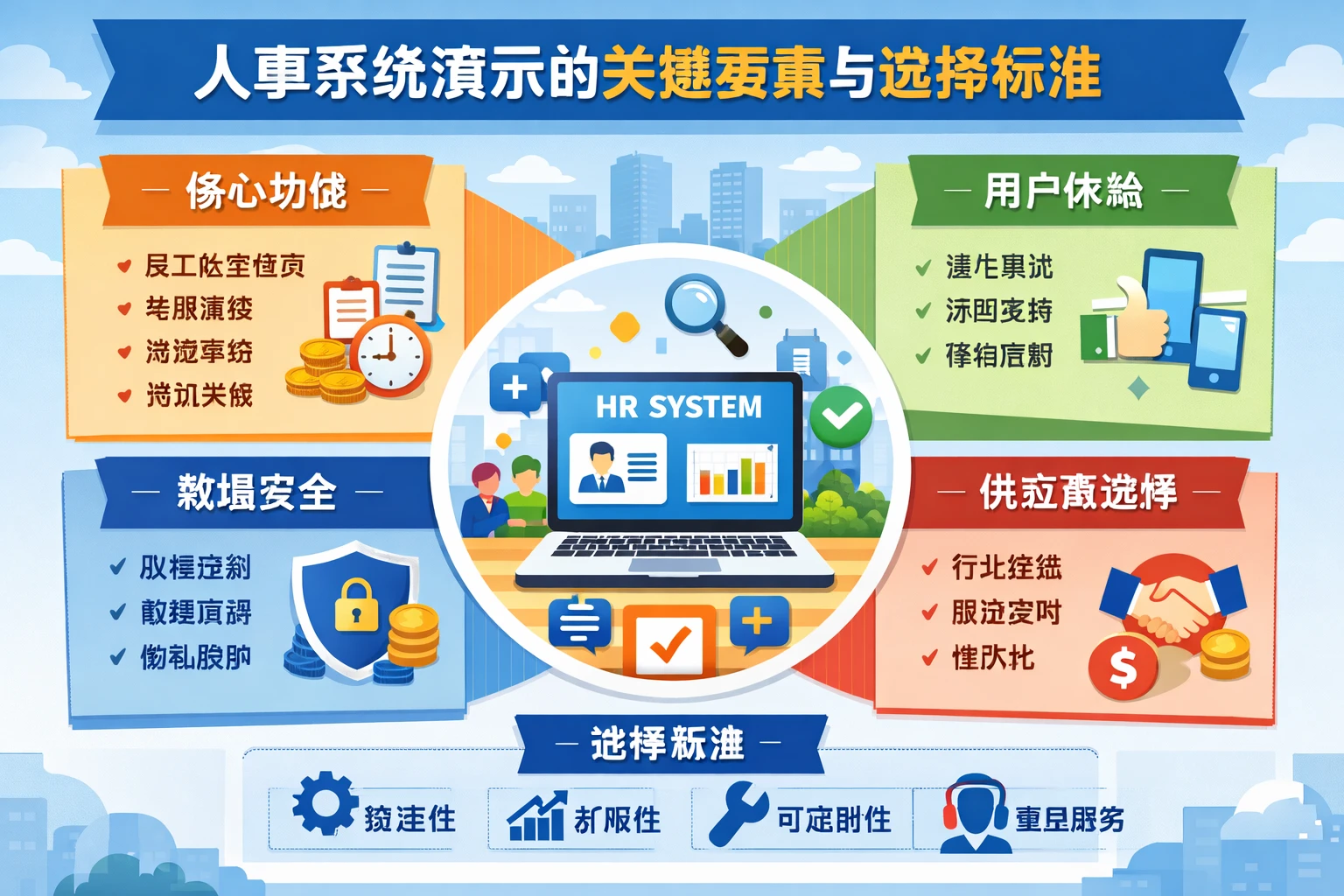 人事系统演示的关键要素与选择标准