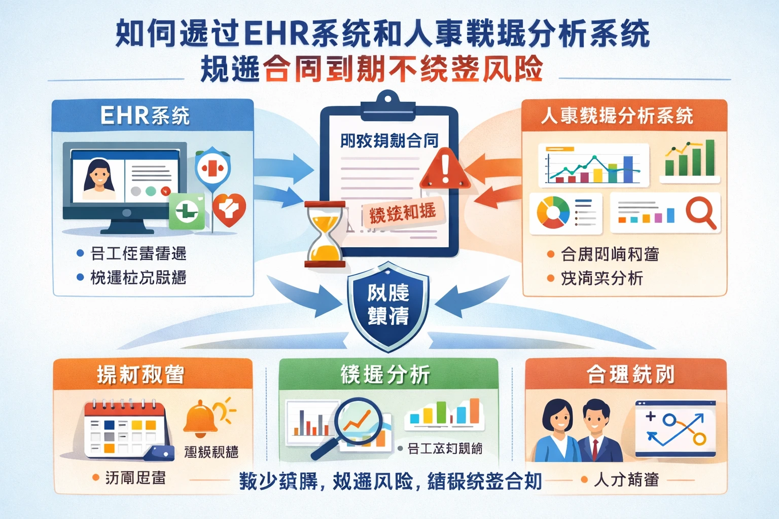 如何通过EHR系统和人事数据分析系统规避合同到期不续签风险