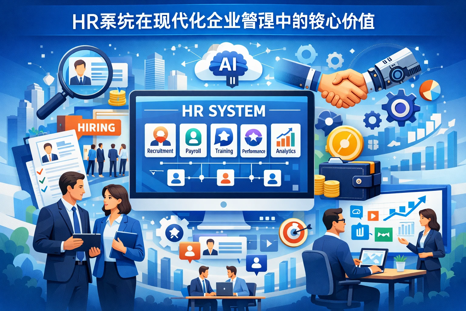 HR系统在现代化企业管理中的核心价值