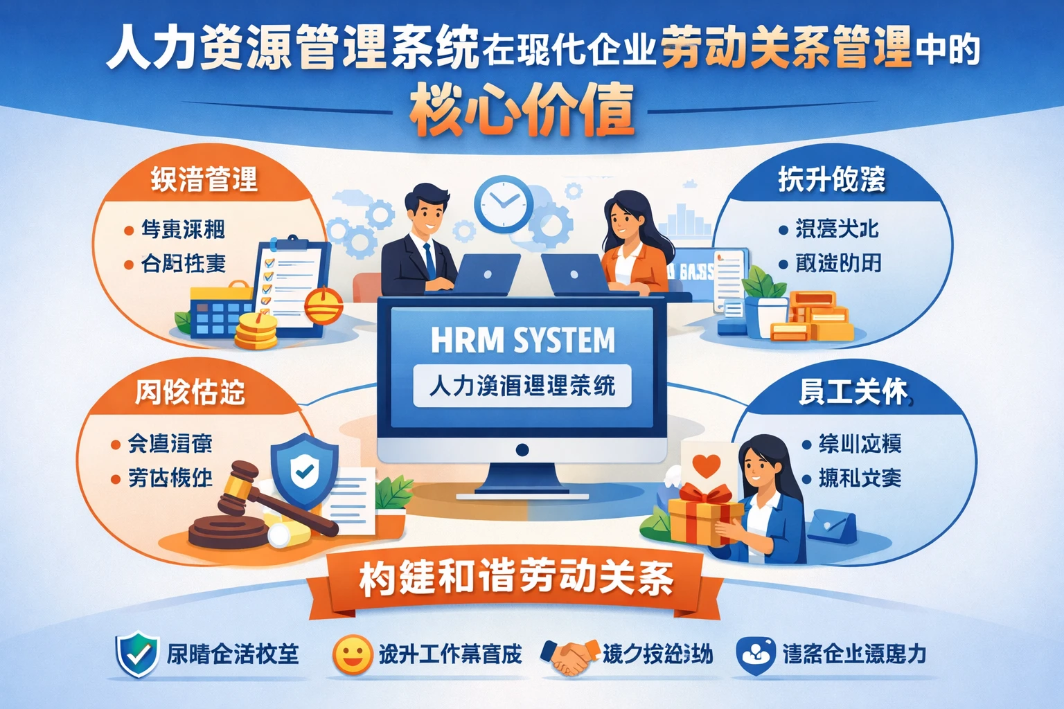 人力资源管理系统在现代企业劳动关系管理中的核心价值