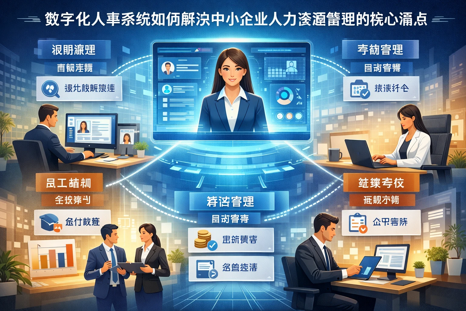 数字化人事系统如何解决中小企业人力资源管理的核心痛点