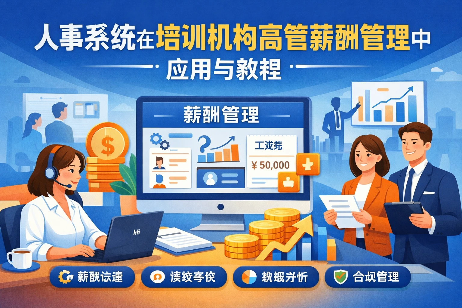 人事系统在培训机构高管薪酬管理中的应用与教程