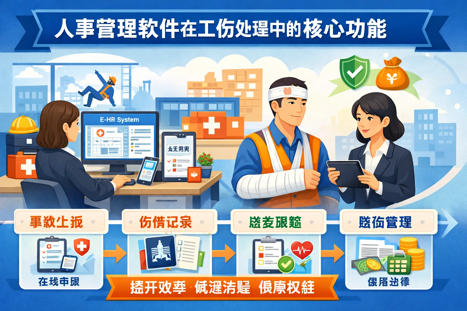 人事管理软件在工伤处理中的核心功能