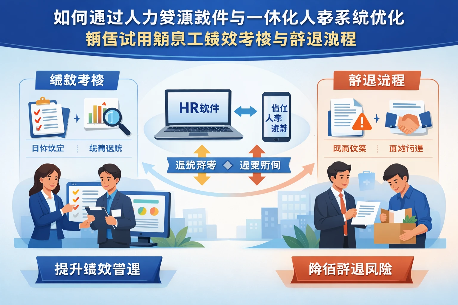 如何通过人力资源软件与一体化人事系统优化销售试用期员工绩效考核与辞退流程