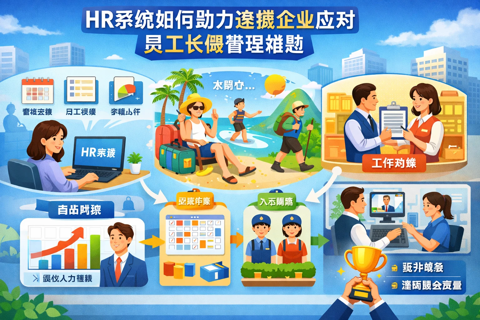 HR系统如何助力连锁企业应对员工长假管理难题