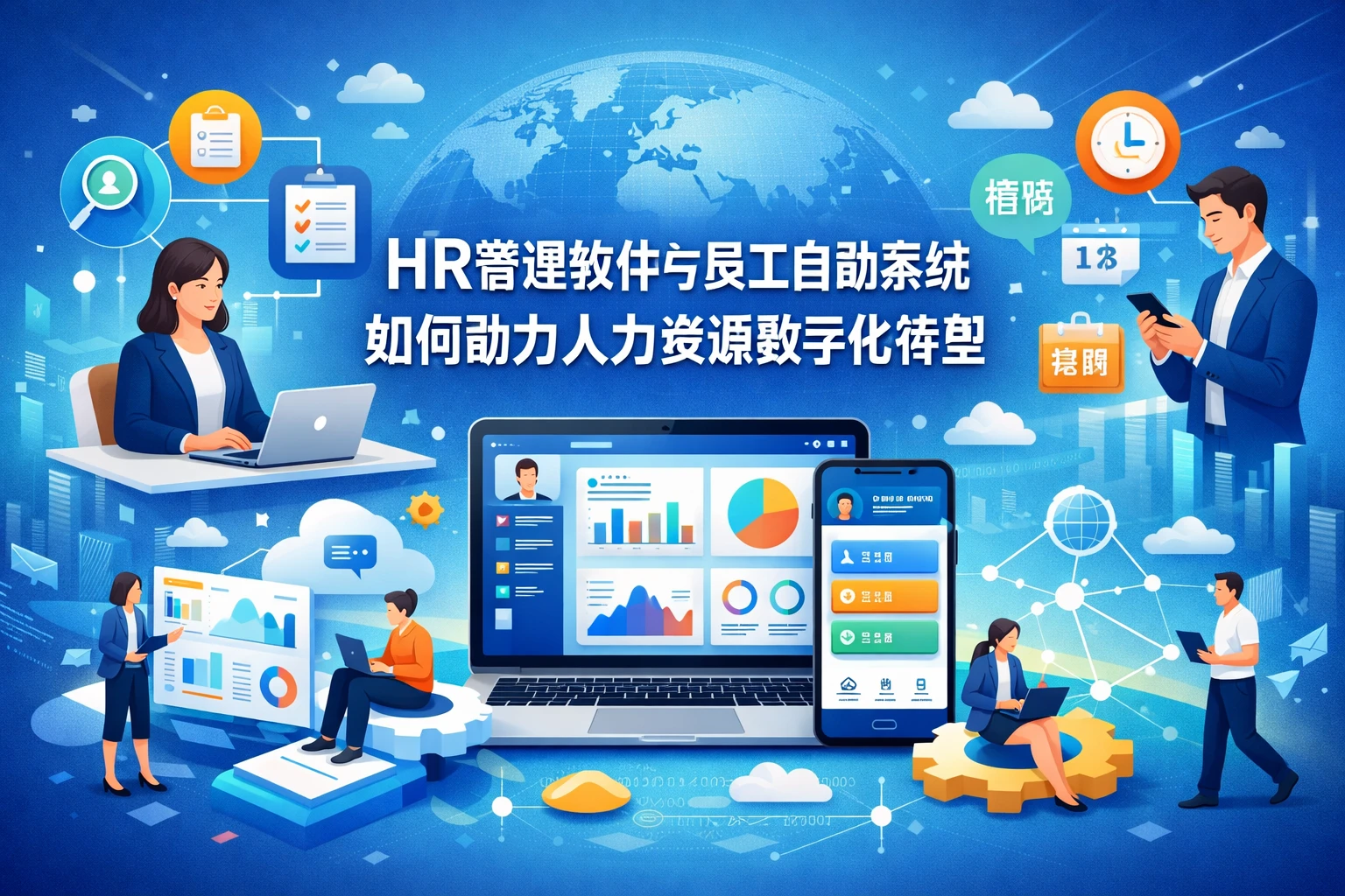 HR管理软件与员工自助系统如何助力人力资源数字化转型
