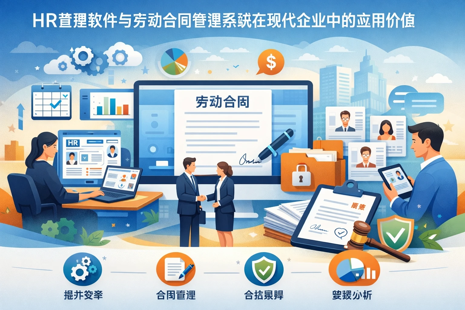 HR管理软件与劳动合同管理系统在现代企业中的应用价值