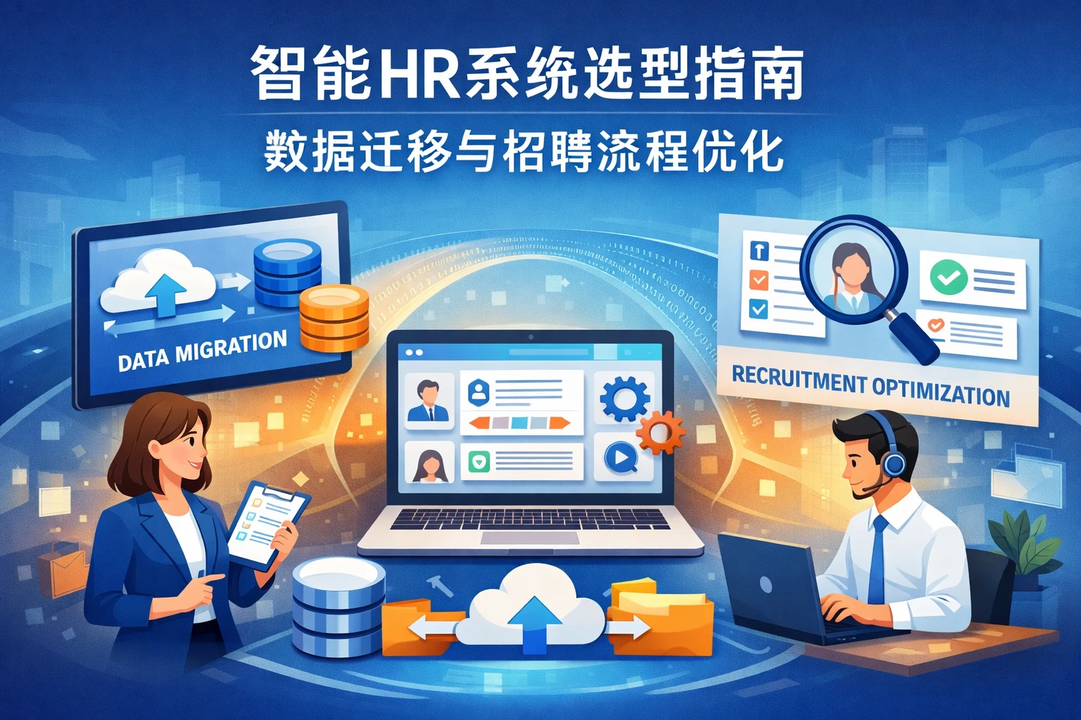 智能HR系统选型指南:数据迁移与招聘流程优化