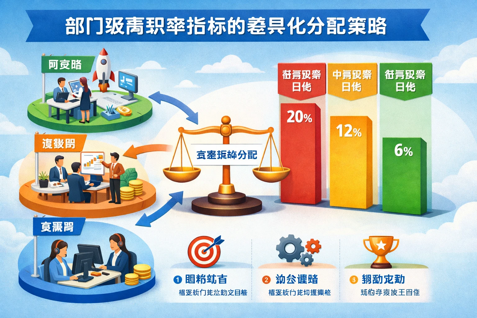 部门级离职率指标的差异化分配策略